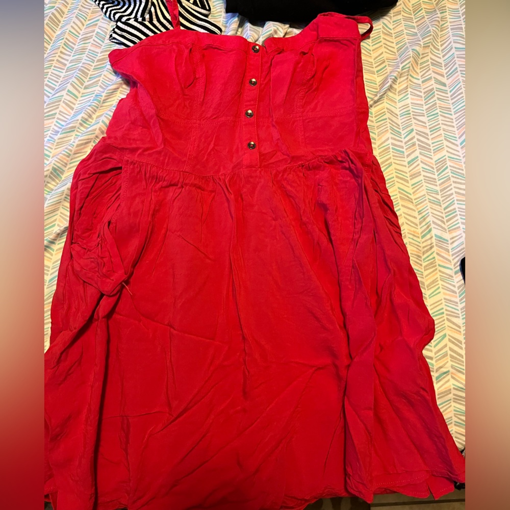 Red dress, size M